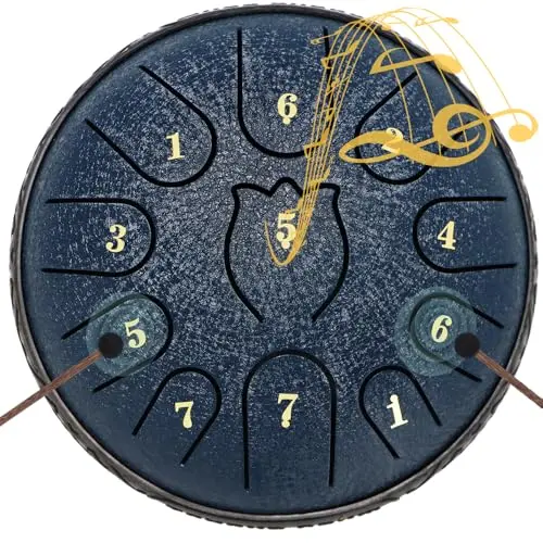 RSASI steel tongue drum in dark blue color