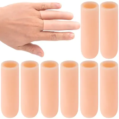 PAGOW gel finger support protector caps for dermatillomania