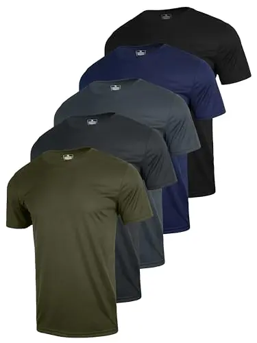 CuterzClub multipack moisture-wicking work t-shirts for hot weather