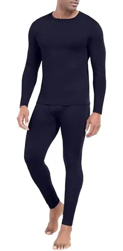 PrinStory men's thermal underwear set for cold weather