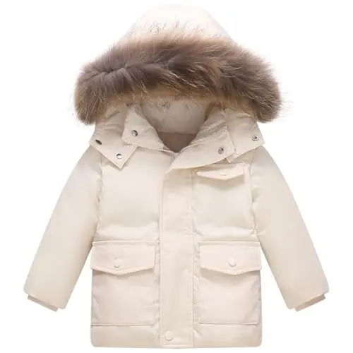 IBOBOOM toddler jacket baby girl winter boy puffer coat