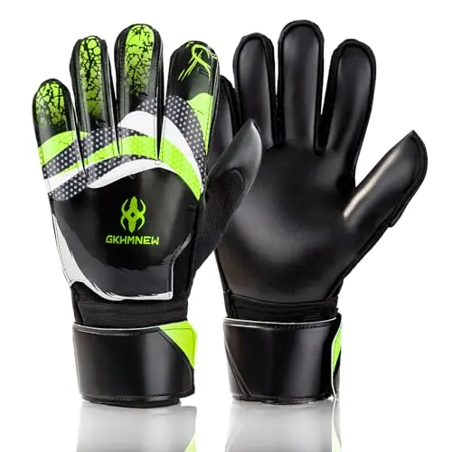 GKHMNEW professional soccer goalkeeper gloves with finger protection