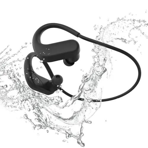 MiFE Fresh Music in-ear waterproof swimming earbuds in black